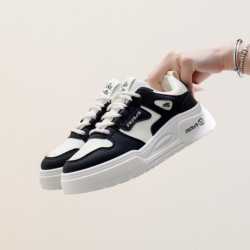 2024 automne blanc nouvelle version coréenne ins étudiante hauteur augmentant la tendance des chaussures de sport à semelles épaisses_voghion.com