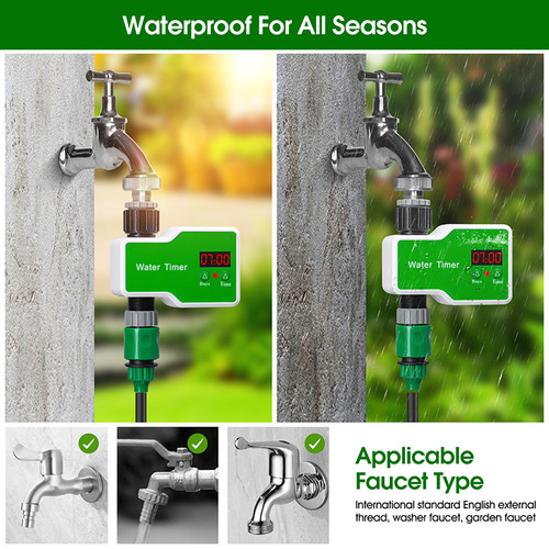 Intelligent automatic timed flower watering device watering artifact garden household spray drip irrigation atomization controller irrigation system