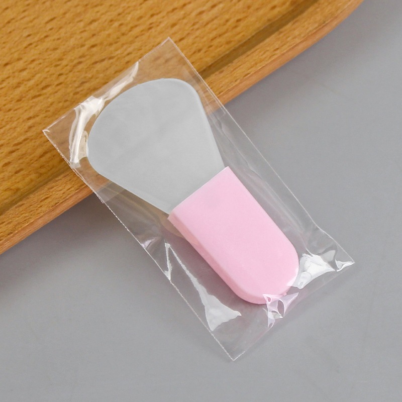 Pink Rod: Scalloped Short Handled Brush