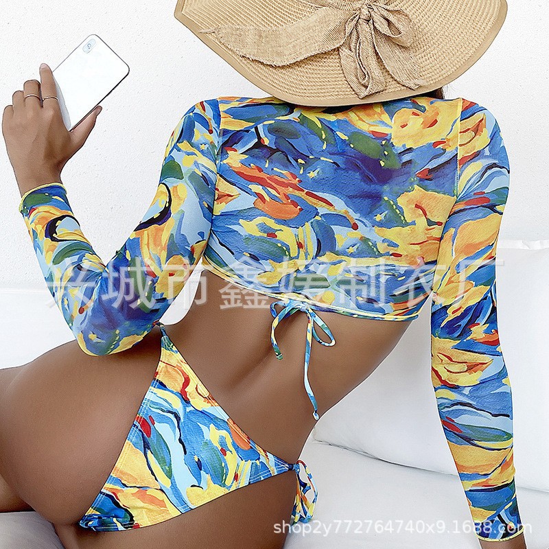 Traje de baño las mujeres 2023 moda europea y americana impreso sexy bikini popular nuevo recomendar,