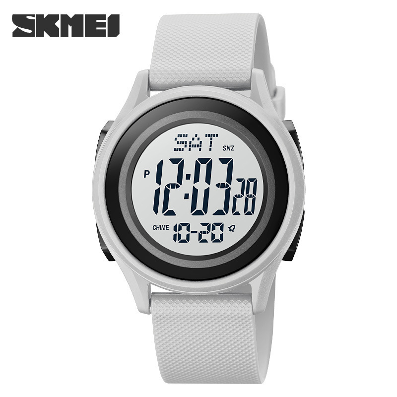SKMEI 1893 reloj electrónico para hombres y mujeres de alarma deportiva impermeable reloj deportivo luminoso para estudiantes de secundaria y preparatoria