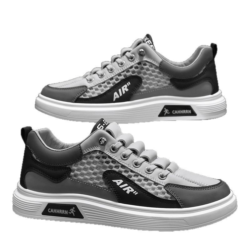 Zapatos de hombre primavera nuevo estilo salvaje moda cómoda y transpirable ocio deportes sin cordones zapatos de moda de un pie