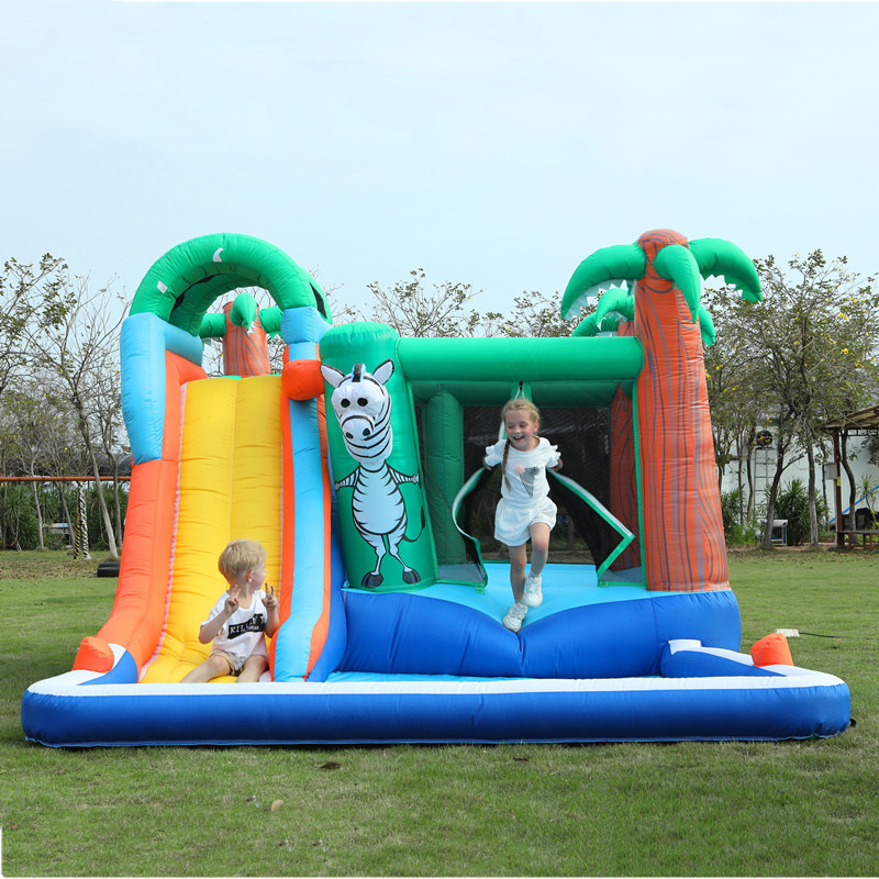 Castillo infláble infantil doméstico perforador interior pequeño parque deslizante castillo traviesos trampolín parque de juegos image 3