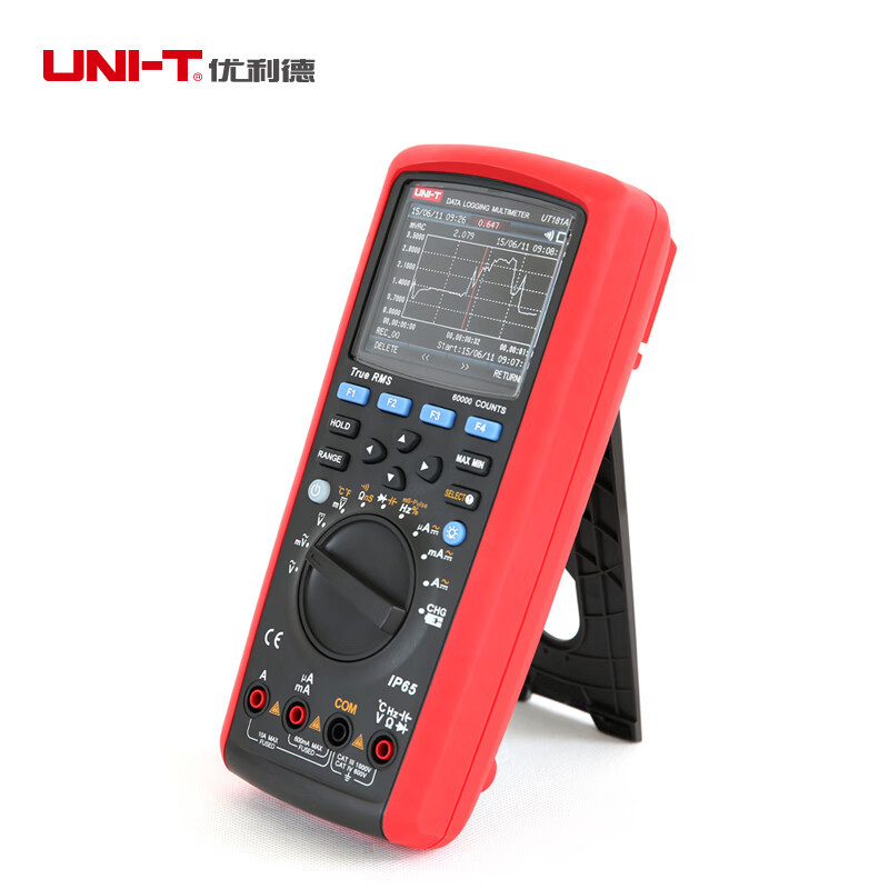UNI-T优利德高精度电工专用防烧智能电流表数显万能表蓝牙UT181A