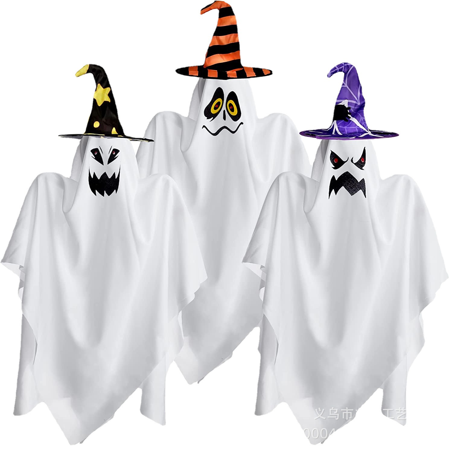 Halloween sangriento fantasma colgante patio europeo y americano horror fantasma colgante sitio diseño accesorios fantasma blanco colgante Decoración