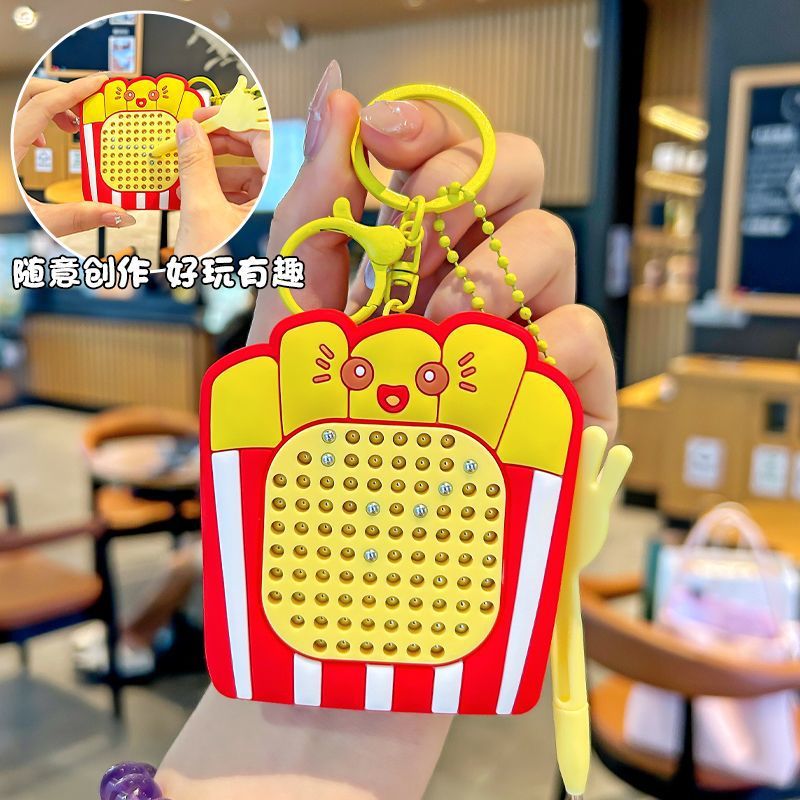 Comida y juego de bolas de acero magnéticas tablero de pintura modelo laberinto (patatas fritas)