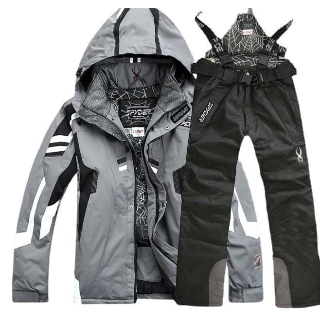 Yuanyi nuevo conjunto de ropa de esquí, abrigo impermeable a prueba de frío, calentamiento, ropa de hombre, pantalones de algodón, ropa de montaña al aire libre