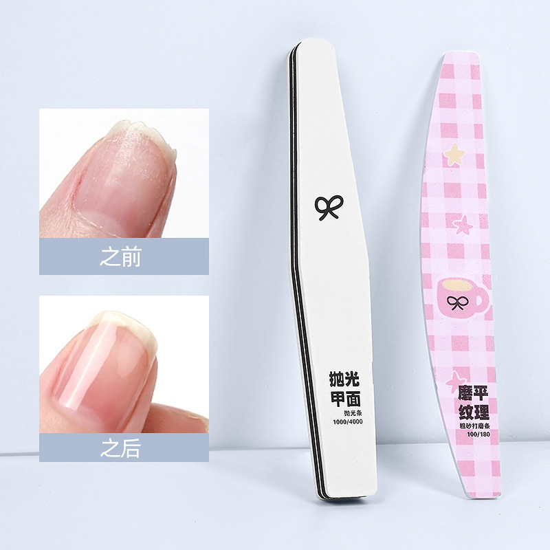 Lima de Uñas Multifacética para Manicura Doble Cara, Multifacético, Pulido para Manicura
