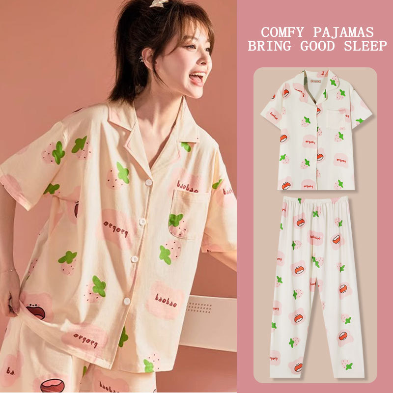D.M-172 Short-Long Bear Strawberry Cardigan