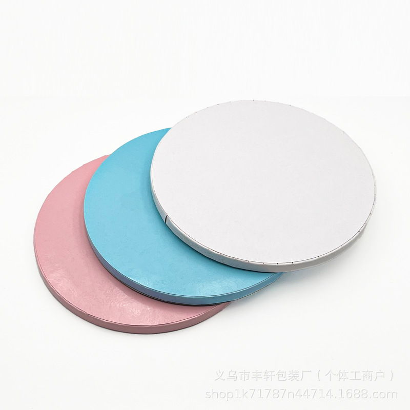 Panadería de panadería almohadilla de papel de panal 12MM placa de pastel de fondo grueso patrón de rosa tableros de pastel