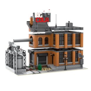 Cross-Border Moc-129708 Coca-Cola Manufacturing Factory Model 2998 Particle Number Toy Gift