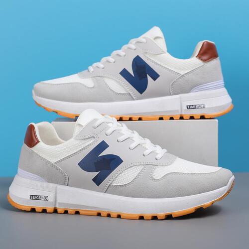 Men's Shoes  Autumn New Men's Breathable Mesh Running Casual Sports Shoes Men's and Women's Shoes Fashionable Couple Shoes
