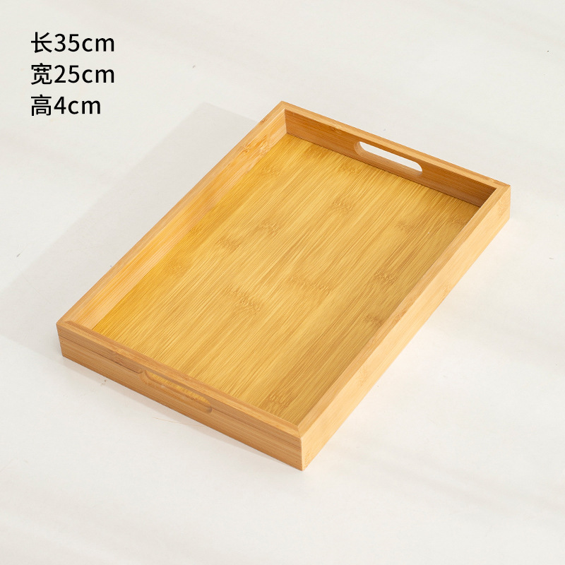 고급 손잡이-35*25*4-대나무 트레이