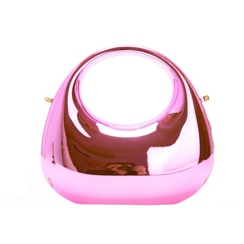 2025 Europa y los Estados Unidos nuevos productos transfronterizos bolsas de cena de alta calidad bolsas de media luna oro y plata bolsas de cena bolsas de mano bolsas acrílicas