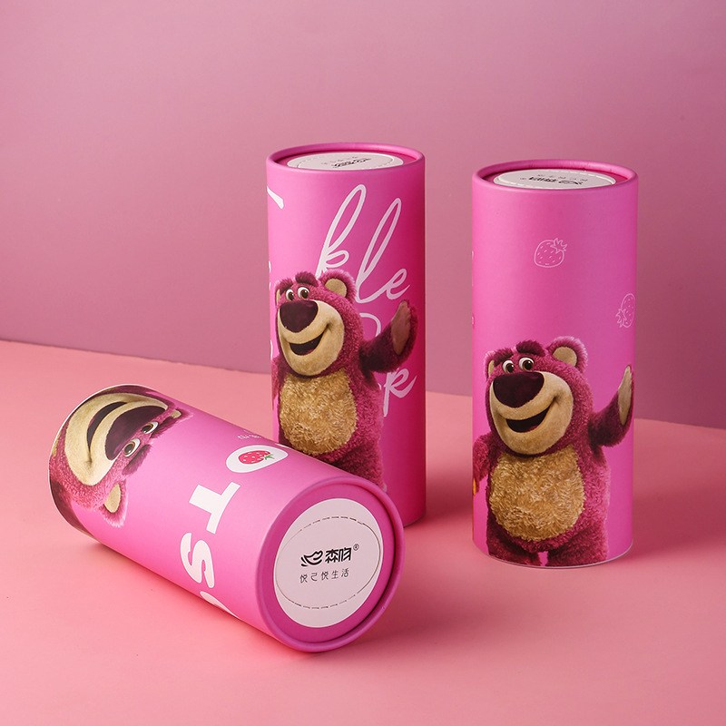 Strawberry Bear Car Mat Print Napkins Fruit Pattern Color Print Car Tissue 40 Pcs Three-Layer Tissue Wholesale