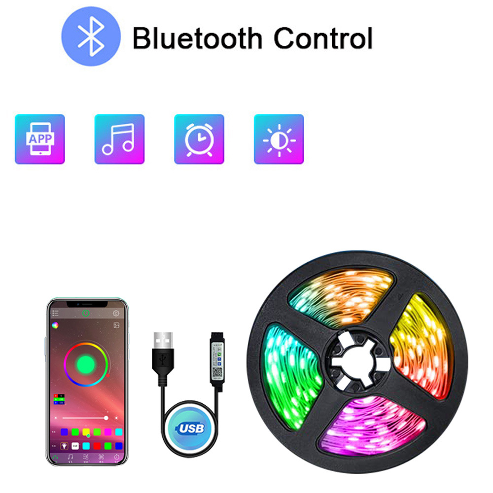 ALDSTRIP lámpara de atmósfera 5V bluetooth barra de luz USB TV lámpara autoadhesiva ledrgb lámpara de bajo voltaje mesa de juego