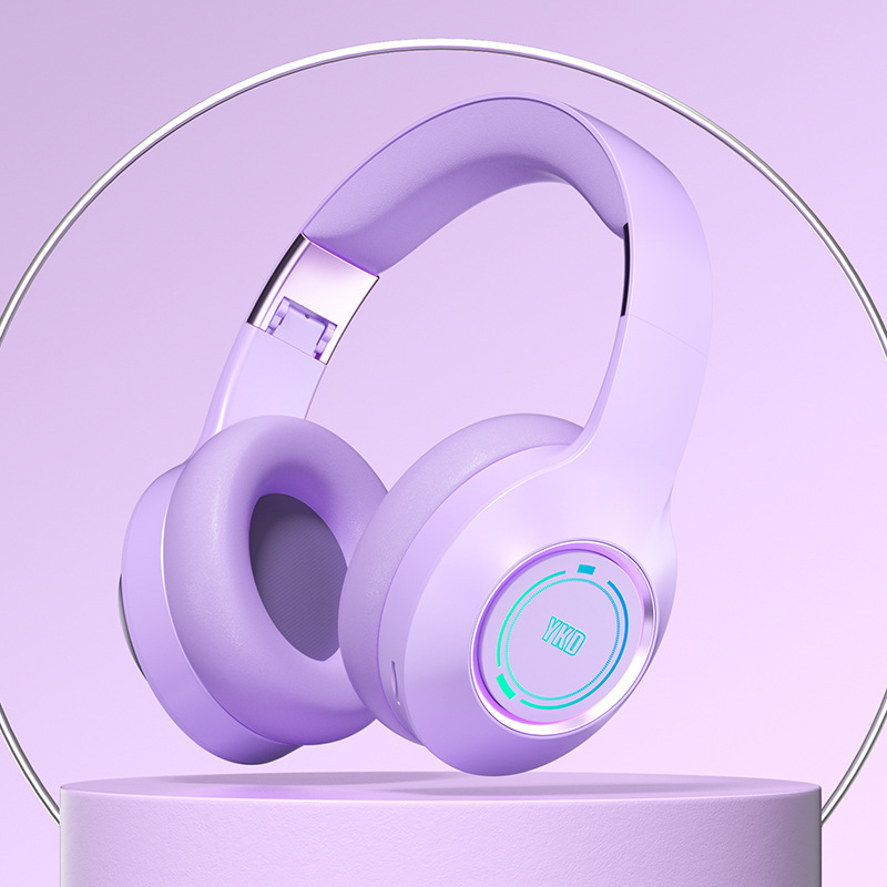 2025年新型クロスボーダー発光ヘッドセットBluetoothワイヤレスイヤホン、携帯電話、タブレット、ゲーム、音楽用ユニバーサルヘッドセット|undefined