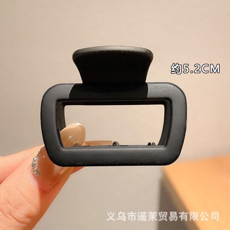 咖色磨砂抓夹女2025年新款发夹后脑勺大号发量多鲨鱼夹子发卡头饰|undefined