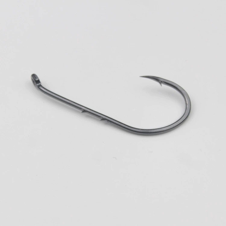 Double -back thoring hand hooks have inverted spines bulk long handle long -handed pipe band -circle crooked mouth, small Luya large sea fishing hook