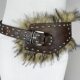 New Furry Tassel Belt, Wide Girdle, Personalized, Fashionable and Versatile, Cross-Border European and American Fashion Trends in Autumn and Winter 2025