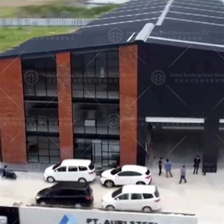 多层钢结构仓库厂房 出口埃塞俄比亚 钢结构厂家 提供钢结构设计