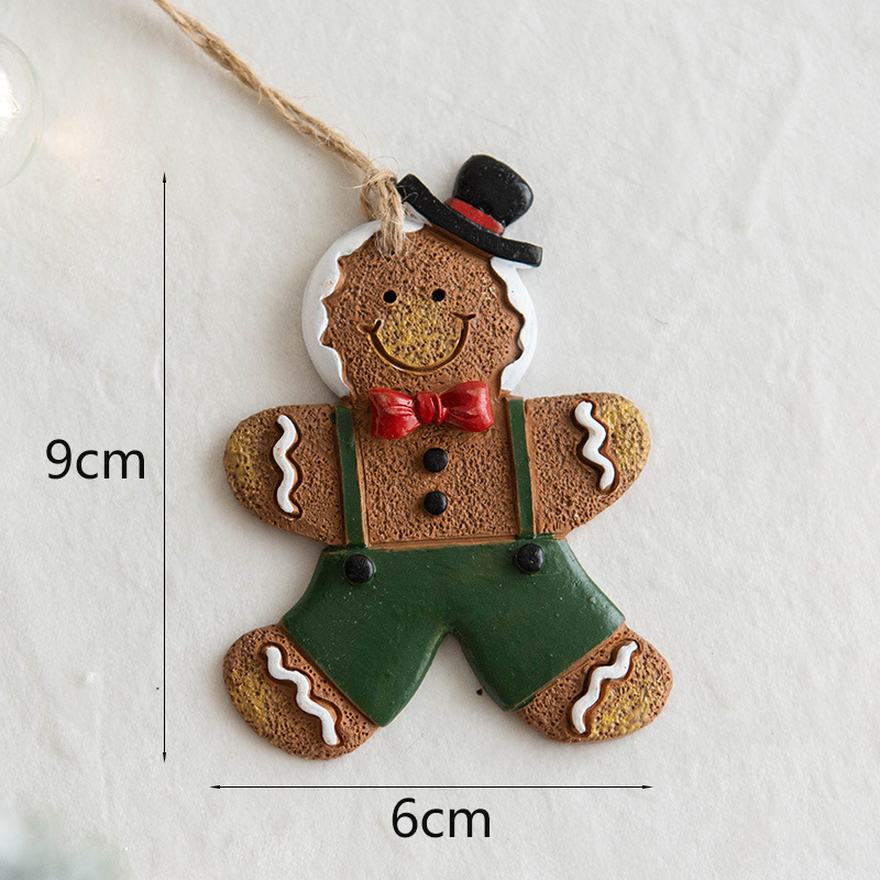 Christmas Christmas Gingerbread Resin Party Hanging Ornaments 1 Piece display picture 4