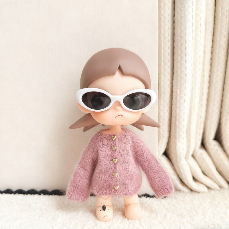 Clothes Zsiga Doll Outfit Longing Sunglasses Pink Sweater Cute Style