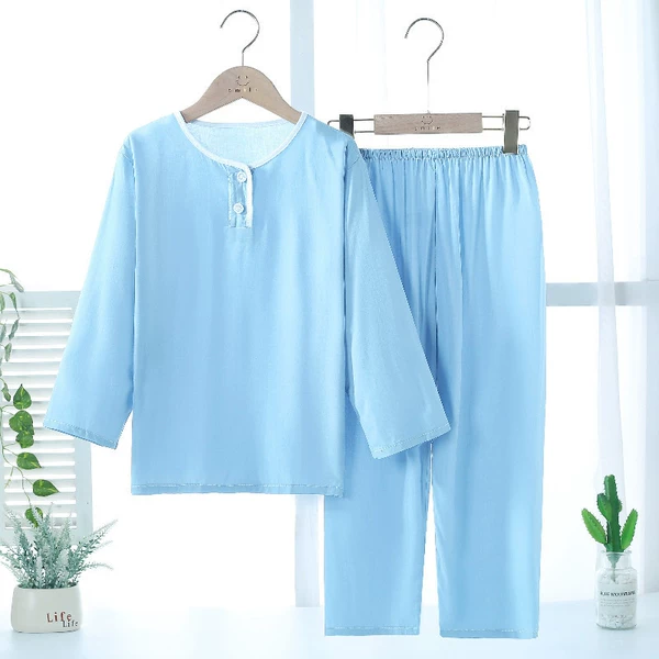Double long blue blue
