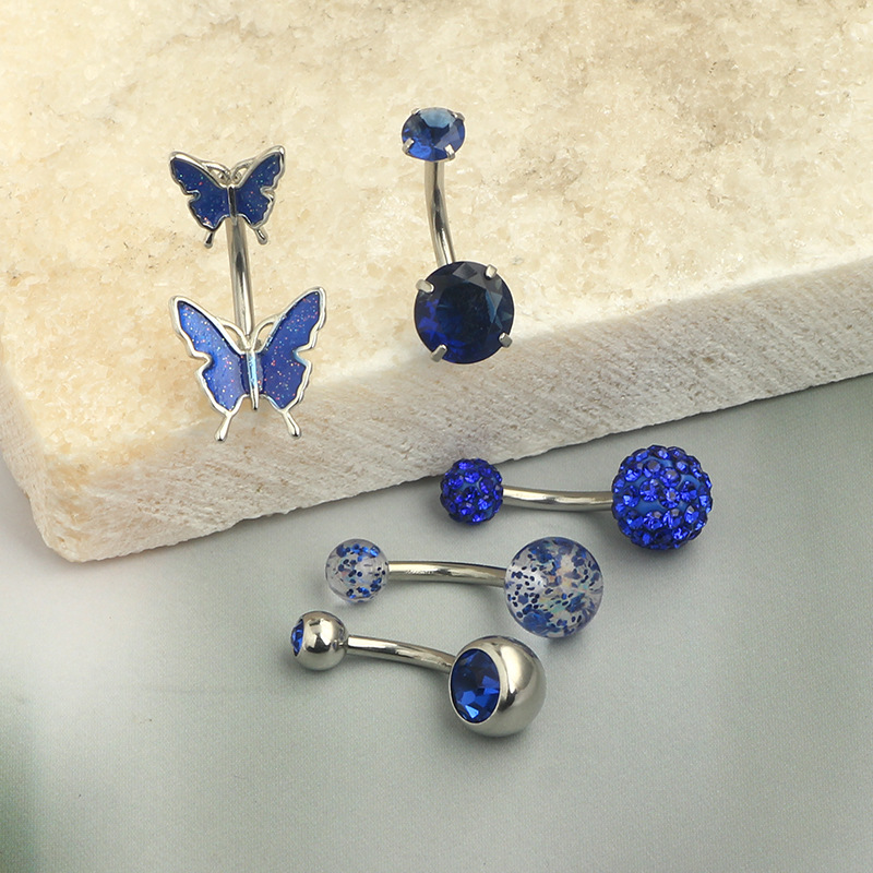 Labret piercing jewelry detail image