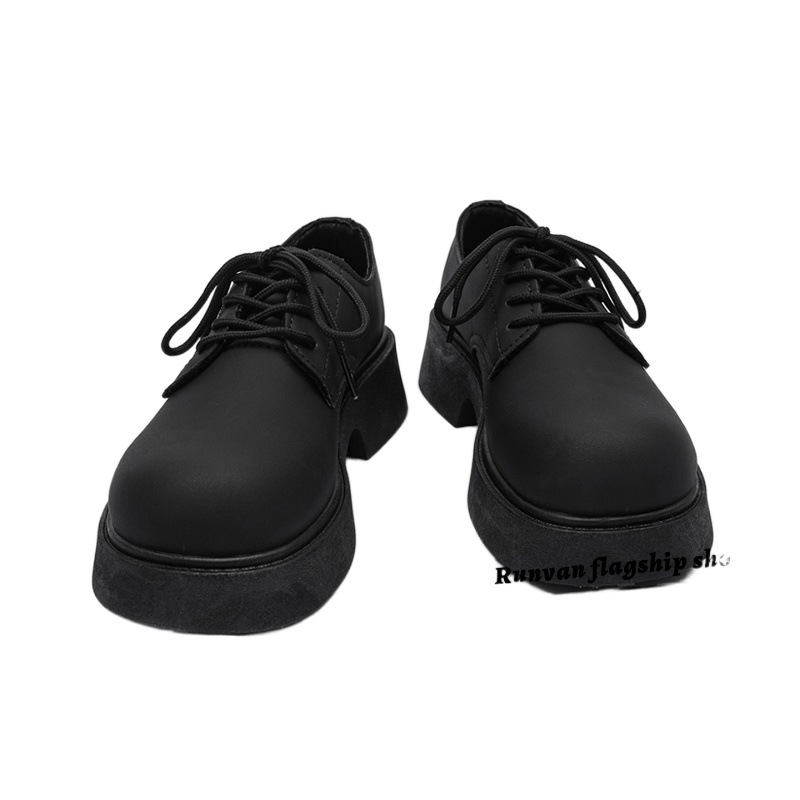 ShoeVault Été 2024 Nouvelles chaussures en cuir Wenzhou pour hommes, derby décontracté à bout large, style japonais élégant, sensation haut de gamme_voghion.com