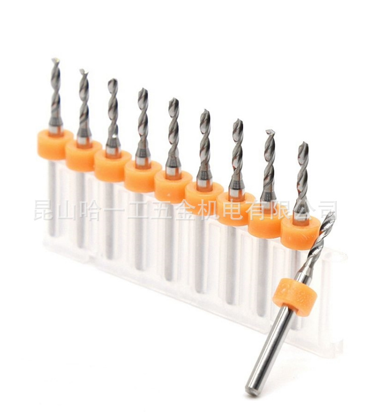 PCB粗柄钻头 定柄钻 3.175柄麻花钻头0.2 0.25 0.3 0.35  0.4 0.5