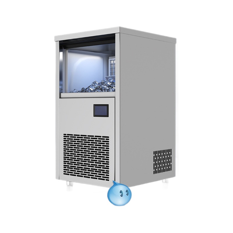 Máquina de hielo Máquina comercial automática pequeña tienda comercial de té con leche máquina de hielo cubo KTV barra máquina de hielo al por mayor