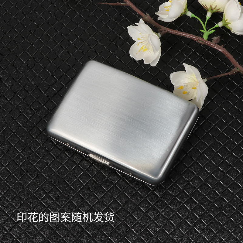 メーカー卸売クリエイティブギフトタバコボックス金属 20 パックレトロタバコボックスポータブル抗圧力防湿フリップトップタバコボックス|undefined