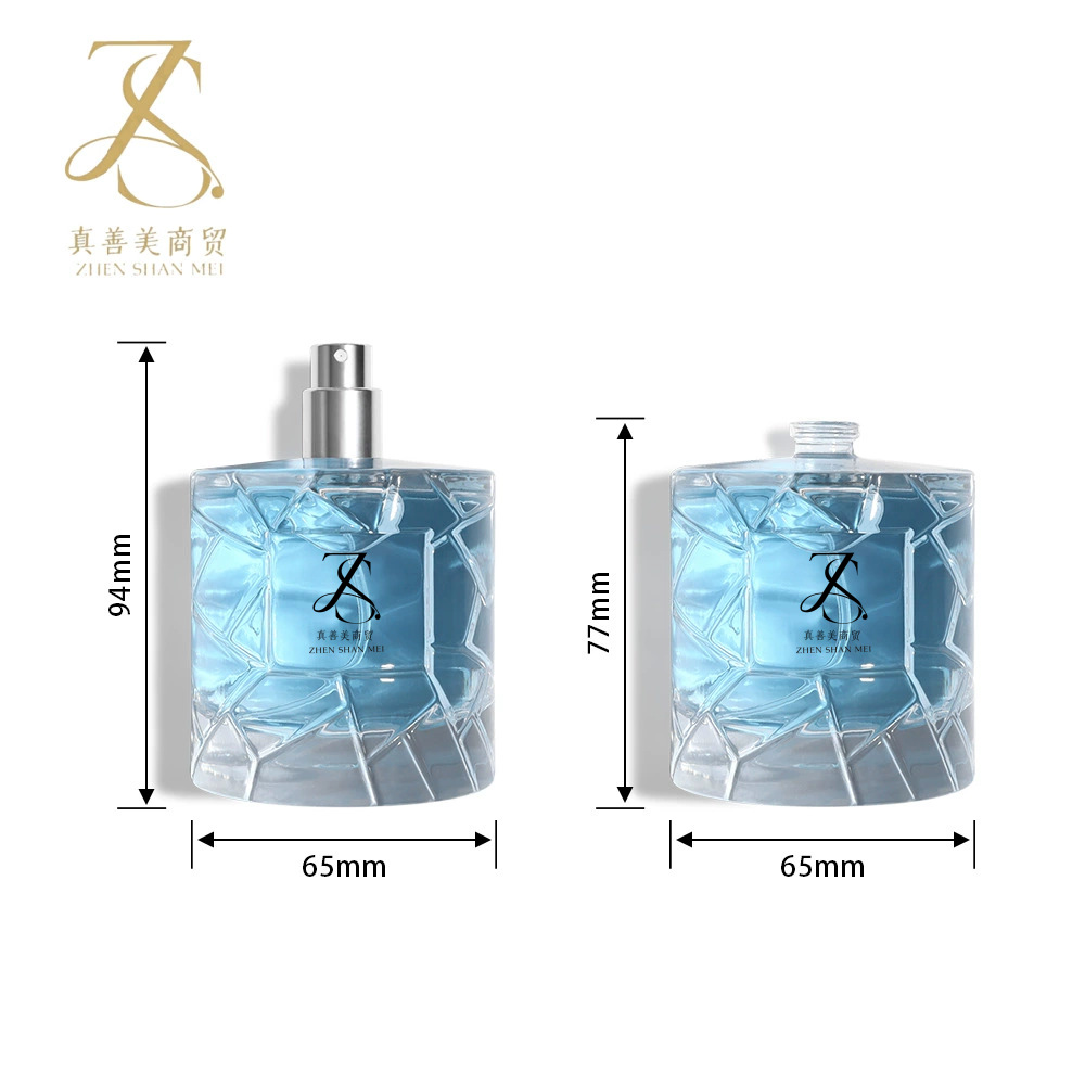 Inventario de alto grado de vidrio botella de perfume envasado spray conjunto completo de botella de perfume de 100ml image 4