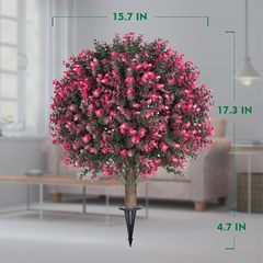 クロスボーダーの春の熱売はシミュレーションして赤い木の景観の屋外の庭園の建築の庭園の屋外の模型の木の装飾を挿し込みます。