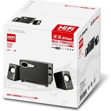 JT2806全木质音箱迷你低音炮笔记本2.1台式桌面电脑USB小音响批发