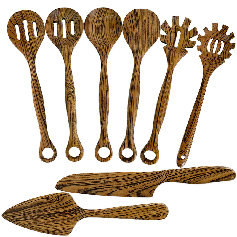 橄榄木厨具套装意面捞沙拉搅拌铲勺木铲木勺披萨饼蛋糕公用刀铲