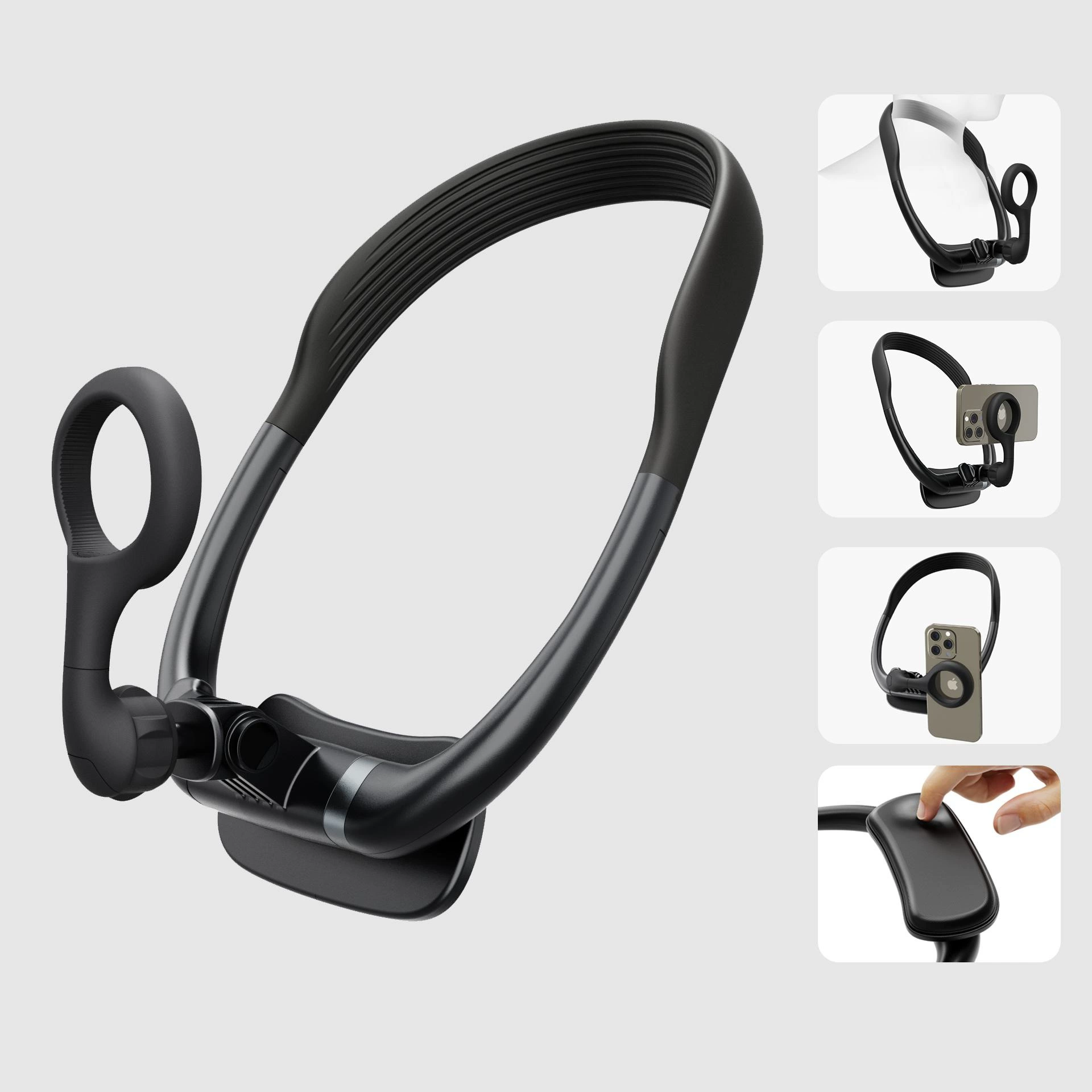 POV/Vlog Selfie быстросъемный держатель для Недоуздок с видом от первого лица живая фотография магнитный держатель для телефона на шею