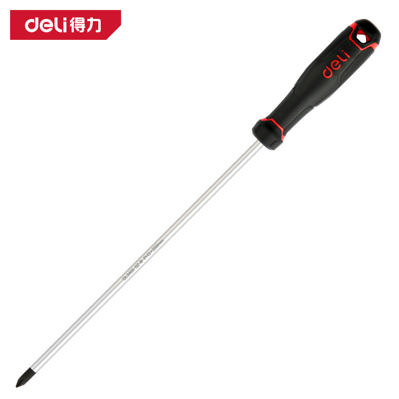 得力工具DL3465_S2十字螺丝批(PH3x250mm)家用多功能十字改锥螺丝