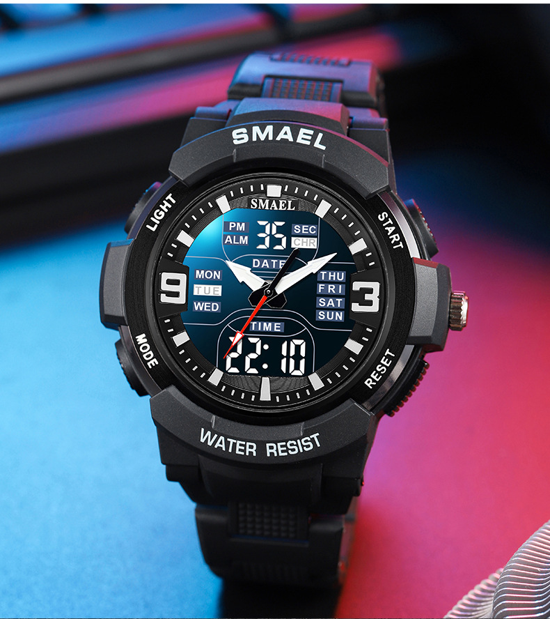 New Hot Selling Watch SMAEL Casual Fashion Watch Alloy Multifunctional Waterproof Outdoor Men's Detachable Electronic Watch_voghion.com