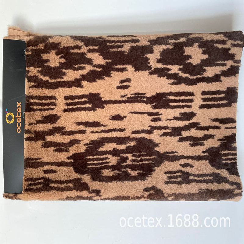 厂家供应罗拉波浪小兔毛绒布人造小兔毛皮草玩具面料男女睡衣面料