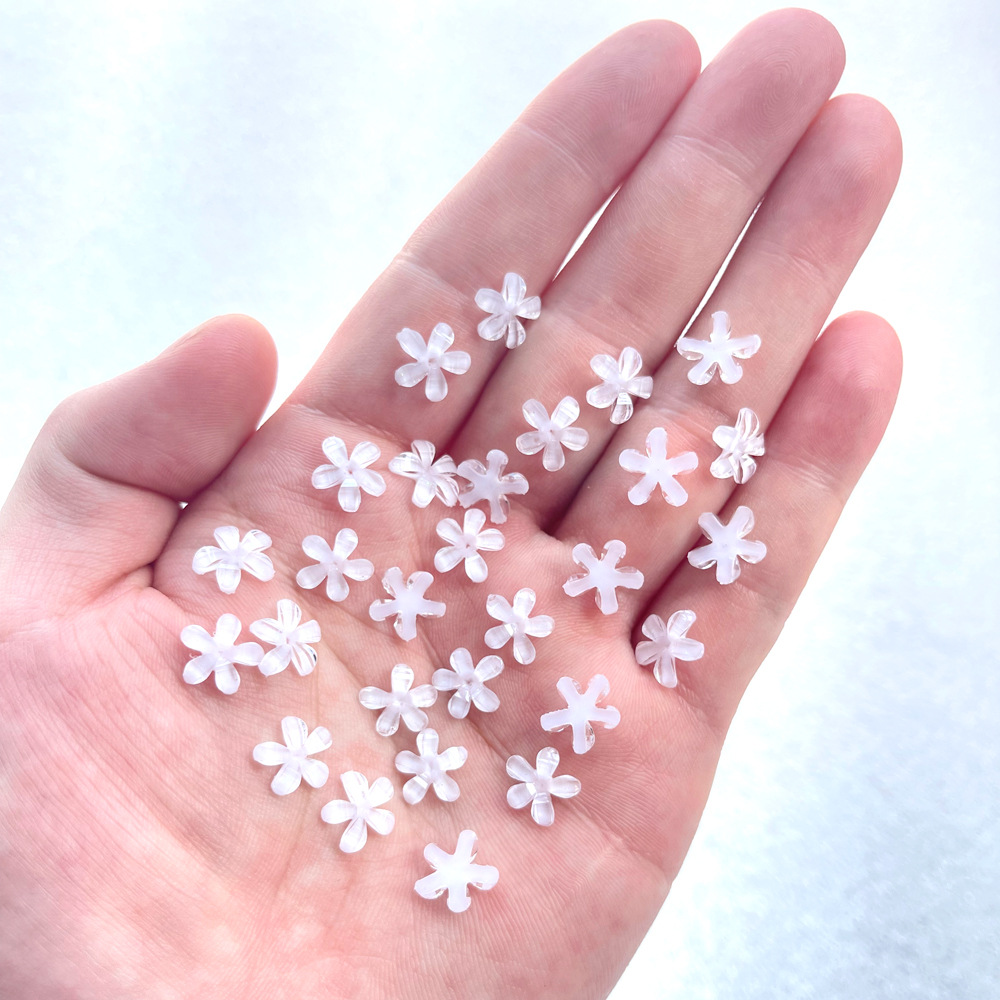 S-185-10mm 명확한 다섯 꽃잎 꽃