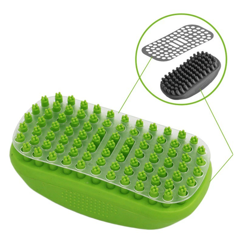 Щетка для ванны для домашних животных, массажная расческа для ванны для собак, инструменты для чистки и красоты, щетка для удаления кошачьей шерсти для удаления плавающей шерсти