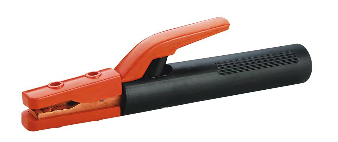 Pinzas de soldadura al por mayor de la fábrica de origen, pinzas de soldadura no calientes, clips de soldadura de diamante negro anticaídas, pinzas de soldadura de grado industrial de 500A. image 22