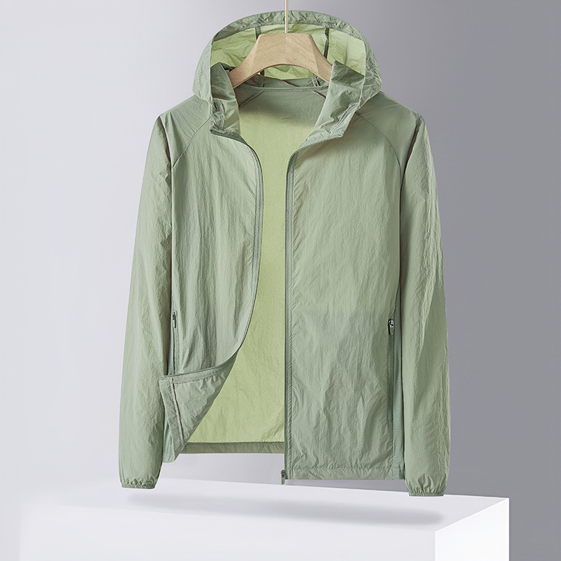 Upf50+ New Summer Sun Protection Clothing for Men, Lightweight Couple Anti-Uv Outdoor Fishing Skin Windbreaker for Women