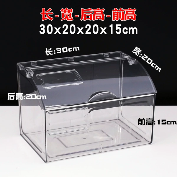 ☆✷Length 30cm, width 20cm, back height 20cm, front height 15cm, thickened transparent flip cover☆✷