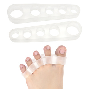 Five-Hole Chain Toe Separator Thumb Valgus Big Foot Bone Overlapping Toe Clip Toe Separator Manicure Fixed Toe Separator Pad