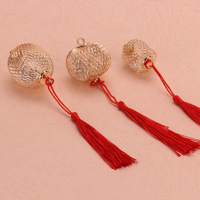 中式古風流蘇燈籠生日氣氛蛋糕裝飾擺件元宵中秋春節插件工廠直銷