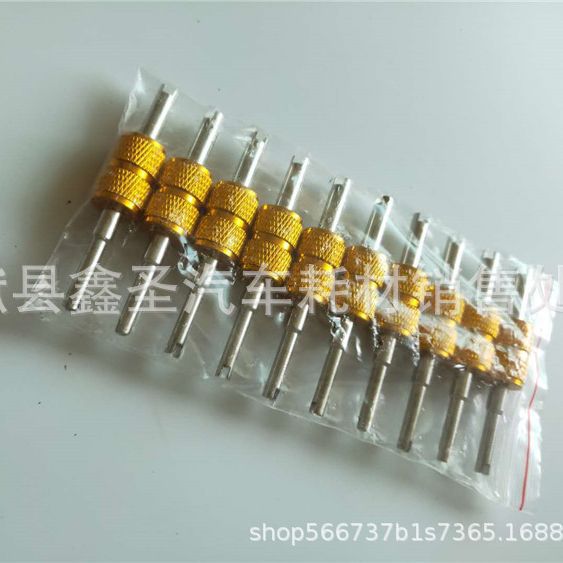 铝合金彩色汽车空调气门芯扳手 双头安装工具 气门芯拆卸螺丝刀