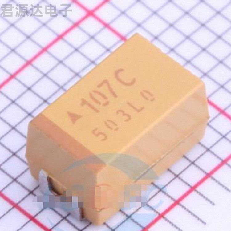 TAJE107K016RNJ描述100uF(107) ±10% 16V 钽电容
